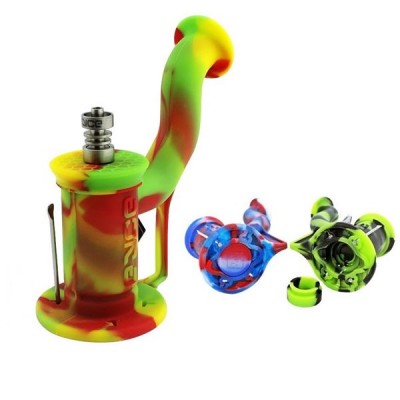 WATER PIPE EYCE SILICONE RIG  WPS206 1CT